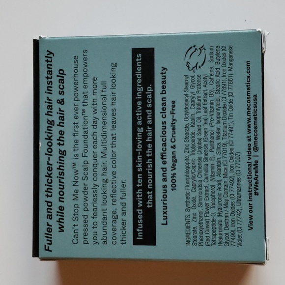 Me Cosmetics Can't Stop Me Now Ultimate Coverage Scalp Foundation Pure White - Picture 4 of 8